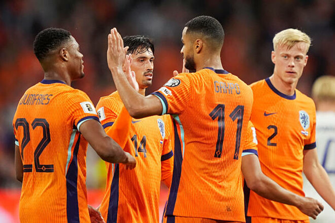 Нідерланди відвантажили 4 голи команді Фінляндії й близькі до путівки на ЧС