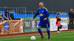 Photo. Markevich in 74 years returned to football