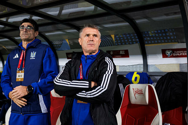 Ребров сообщил, что сказал игрокам Украины в перерыве матча с Азербайджаном