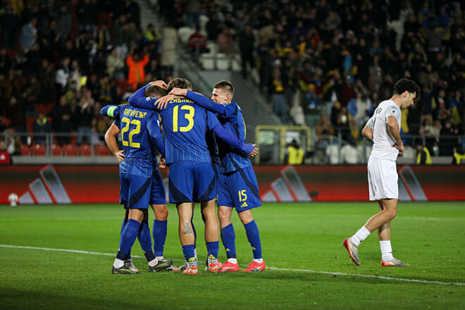 ВИДЕО. Эмоции игроков сборной Украины после победы над Азербайджаном