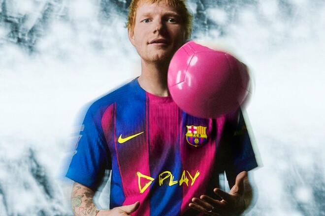 ФОТО. Барселона показала комплект формы с Эдом Шираном