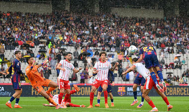 ФОТО. Нереализованный шанс Ваната. Барселона вырвала победу над Жироной