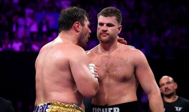 Usyk promised to knock out the British boxer, who lost for the first time as a pro