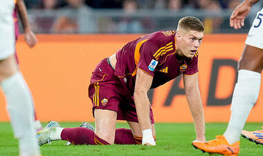 Стала известна оценка Довбика за матч, где Рома досадно проиграла Интеру