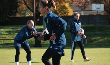 ВІДЕО. Жіноча збірна України у Трнаві розпочала цикл тренувань перед іграми