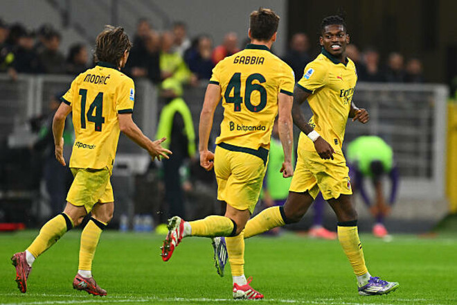 Мілан на вершині Серії А: Леау дублем вирішив долю матчу з Фіорентиною