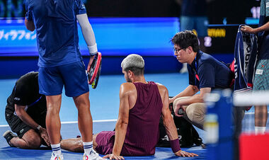 ФОТО. Пошкодження гомілкостопу. Травмований Алькарас стартував у Токіо
