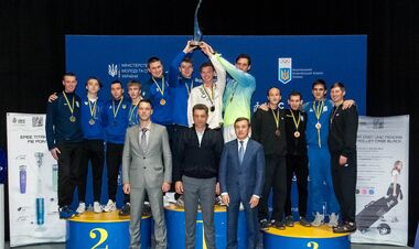 На Кубку України з фехтування визначено переможців у командній шпазі