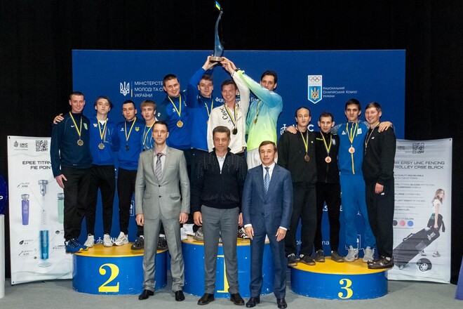 На Кубке Украины по фехтованию определены победители в командной шпаге
