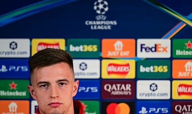 ВИДЕО. Комментарии Трубина перед матчем Лиги чемпионов с Ньюкаслом