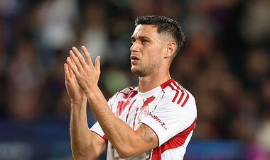 Відома оцінка Яремчука за шалений матч між Олімпіакосом та Барселоною