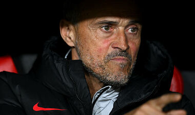 ФОТО. Обличчя і емоції Енріке після червоної та пенальті від Забарного