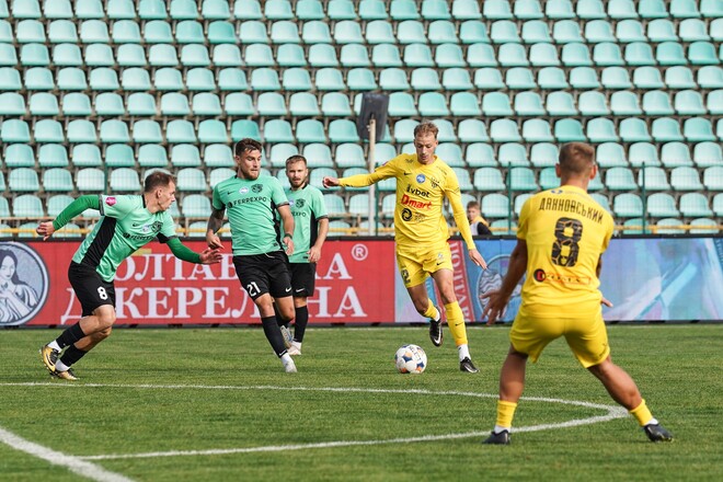 Первая лига. Новый рекорд Буковины, хет-трик Фарасеенко и победа Черноморца