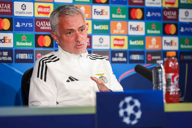 МОУРІНЬО: «Це буде неймовірно складний матч для Бенфіки в ЛЧ»