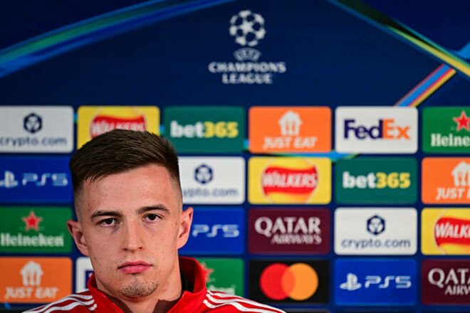 ВИДЕО. Комментарии Трубина перед матчем Лиги чемпионов с Ньюкаслом