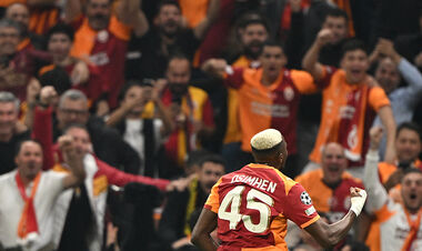 ВІДЕО. Дубль Осімхена: як Галатасарай виграв перший тайм у Буде-Глімта