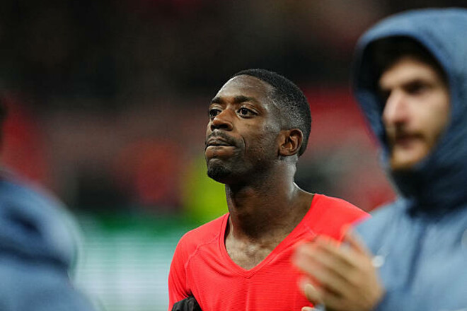 «Сложный период». Дембеле отреагировал на красную карточку Забарного