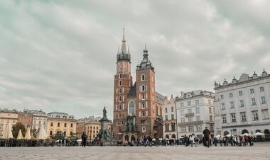 ФОТО. Шахтер показал, как выглядит Краков в день игры Лиги конференций