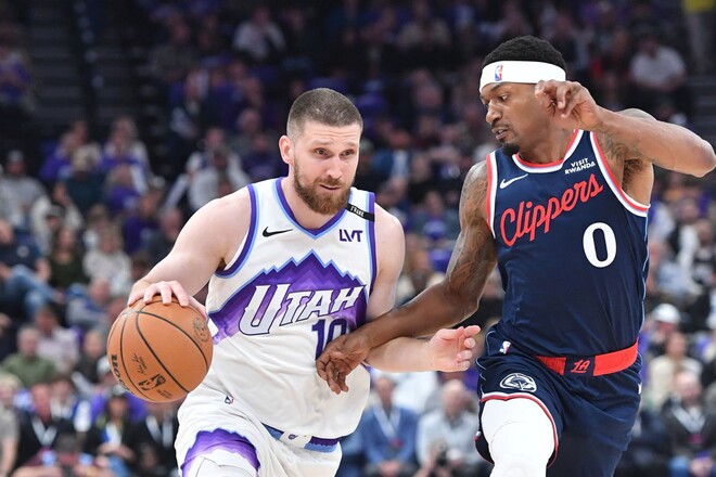 Михайлюк вышел в старте и помог Юте победить, а также другие результаты НБА