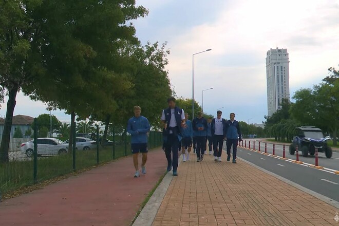 ВИДЕО. Динамо прогулялось по Самсуну перед игрой Лиги конференций