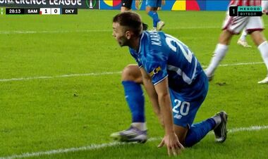 ФОТО. Як Караваєв не забив у порожні з трьох метрів у матчі із Самсунспором