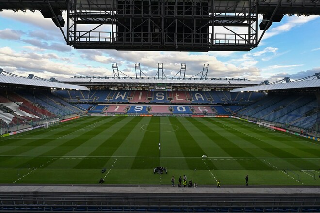 ФОТО. Шахтар показав, як виглядає стадіон у Кракові перед грою з Легією