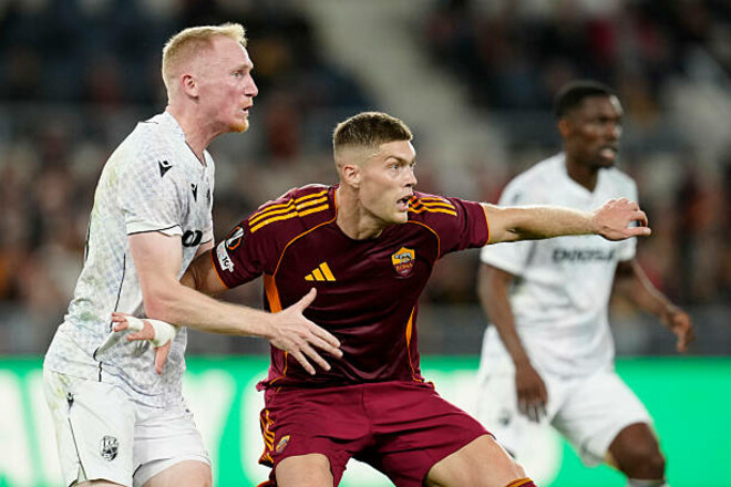 Дві поразки поспіль. Рома з Довбиком знову поступилася в Лізі Європи