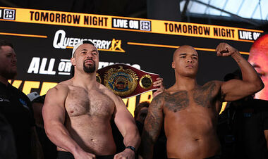 ВІДЕО. Хто важчий. Паркер та Вордлі зважилися перед боєм