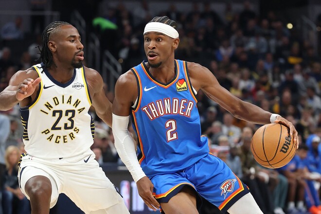 Рекорд по очкам Гилджеса-Александера принес Оклахоме победу над Индианой