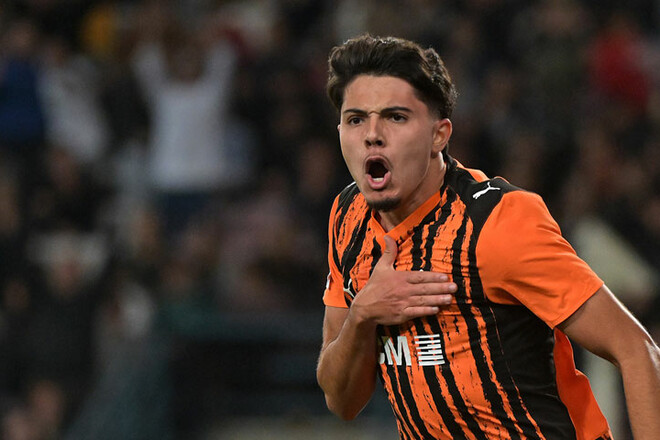 Лука Мейрелліш став наймолодшим бомбардиром Шахтаря у єврокубках