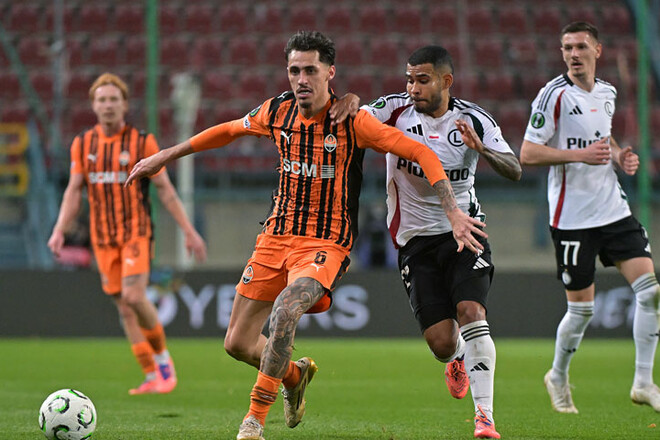 Шахтар, програвши Легії, зупинився за крок від особистого рекорду