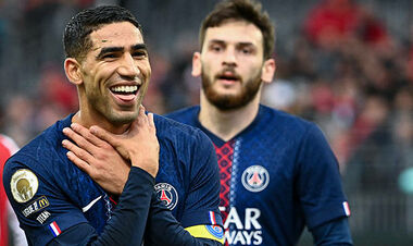 ВИДЕО. Звездный защитник ПСЖ забил впервые в сезоне. И сразу дубль!