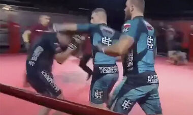 ВИДЕО. Польские хулиганы побили россиян в ожесточенной схватке 5vs5