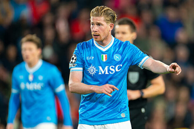 ВІДЕО. Де Брюйне з пенальті забив Інтеру, травмувавшись під час удару