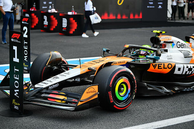 ФОТО. Визуализация отрывов в квалификации Гран-при Мексики 2025