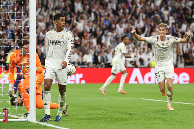 ВІДЕО. Гол із 25 см: Беллінгем зробив рахунок 2:1 у матчі Реал – Барселона