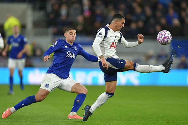 Фіаско ірисок. Евертон з Миколенком розгромно поступився Тоттенхему в АПЛ