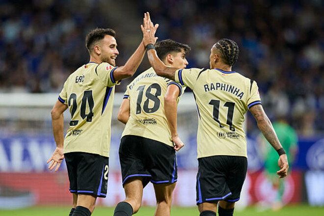 Каталония понервничала. Барселона курьезно пропустила, но обыграла Овьедо