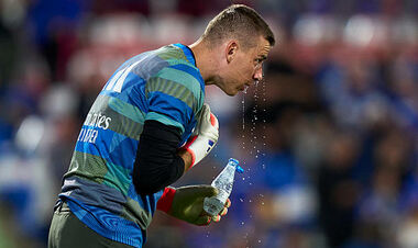 Лунин в матче против Барселоны получил проблемы, связанные с полицией