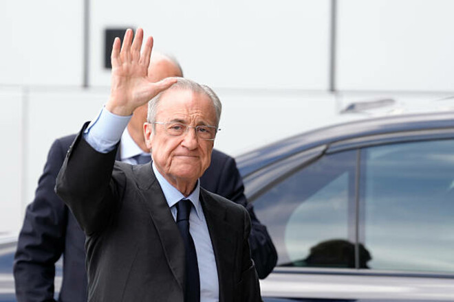 Флорентіно Перес відреагував на матч з Барселоною, де Лунін отримав червону