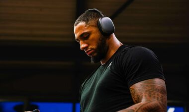 The Olympic champion will fight with the super heavyweight title holder