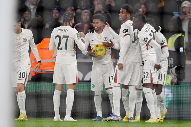 Вулверхемптон і Челсі влаштували шоу на 7 голів у грі 1/8 фіналу Кубка ліги