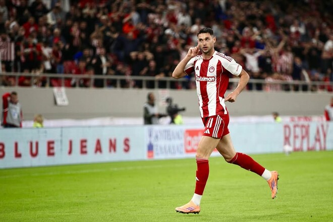 Олімпіакос – Волос – 5:0. Як Яремчук оформив дубль. Відео голів та огляд