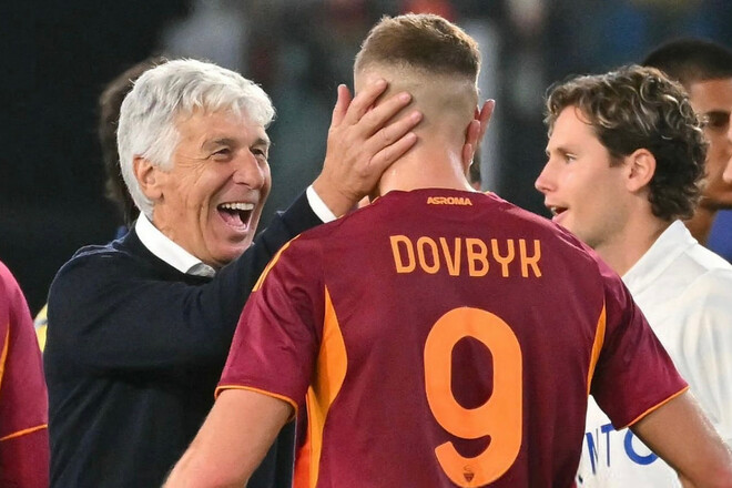Гасперини оценил игру Довбика в матче Ромы, в котором украинец забил гол