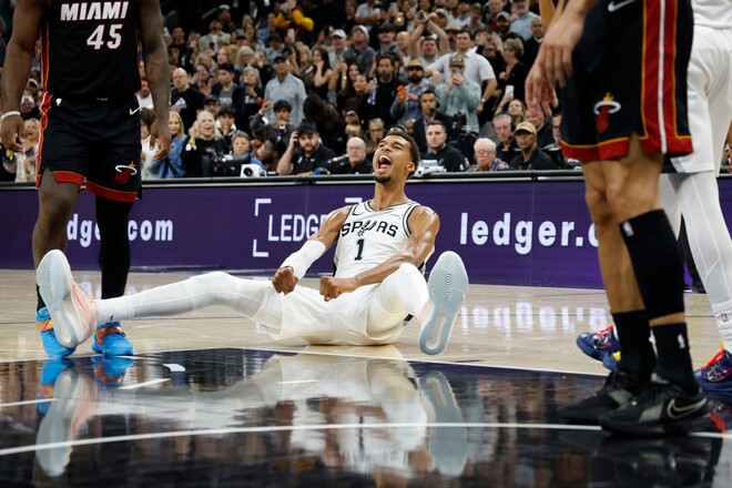 Вембаньяма в матче с «Майами» установил и повторил рекорды НБА