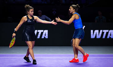 WTA Finals. Doubles: Errana and Paolina won, Ostapenko played a super tiebreak