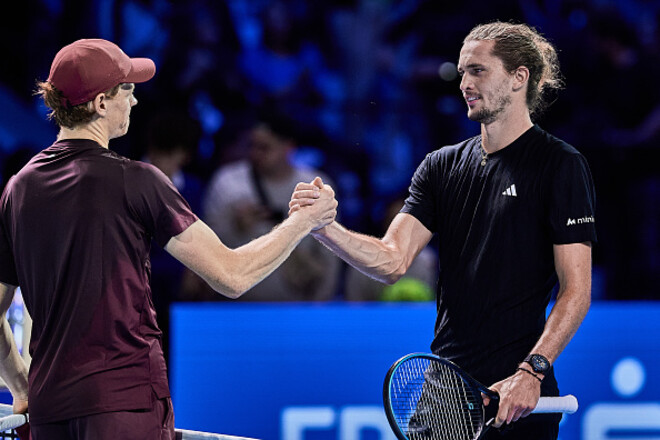 Александр Звєрєв – Яннік Сіннер. Дивитись онлайн. LIVE трансляція