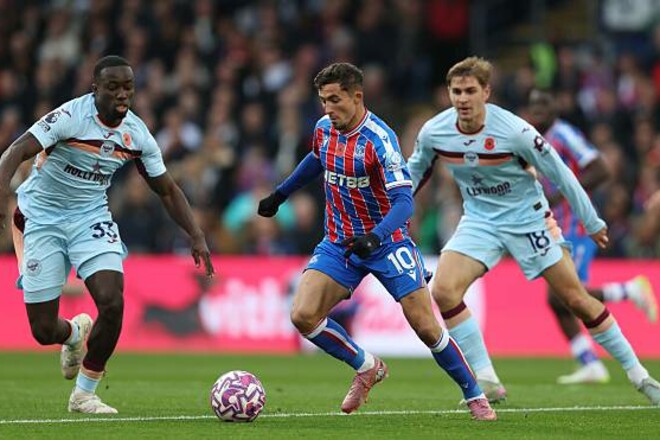 Кристал Пэлас – Брентфорд – 2:0. Провал Ярмолюка и Ко. Видео голов, обзор