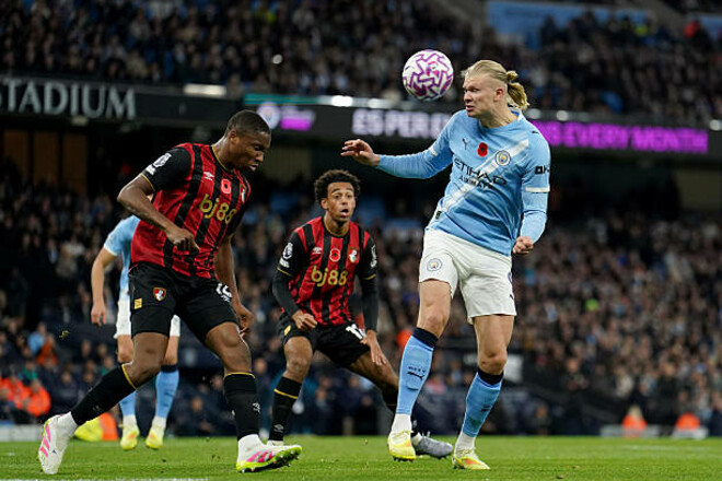 Дубль Холанда. Ман Сити переиграл Борнмут и вышел на второе место в АПЛ