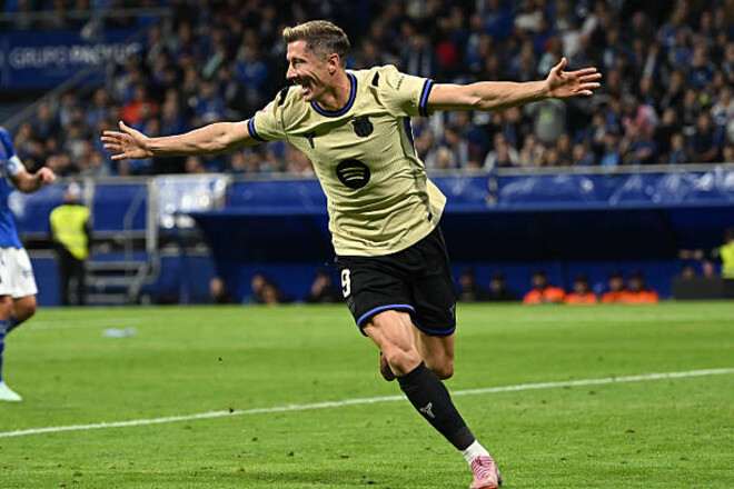 Левандовськи забив за Барселону більше голів, ніж за Боруссію Дортмунд